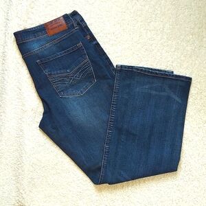 Men's Seven7 Premium Dark Wash Straight Fit Jeans